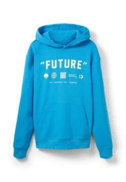 TOM TAILOR Denim Mit Textprint - Hoodie - Sublime Teal Blue 17 TOM TAILOR Denim Mit Textprint - Hoodie - Sublime Teal Blue -Tom Tailor 149443332e894ad19468a7830ce15d0a