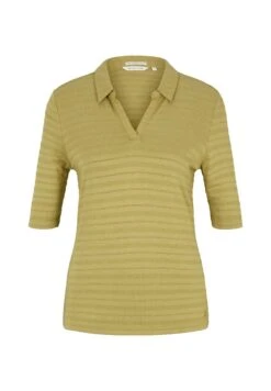 Tom Tailor Struktur - Poloshirt - Mustard Yellow -Tom Tailor 151a0e4b56a64058aea0faa6110f9629