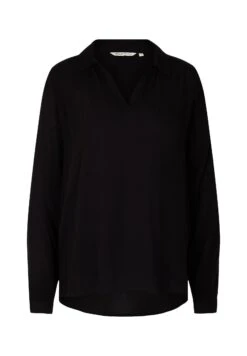 TOM TAILOR Denim Mit Kragen - Blouse - Deep Black -Tom Tailor 151ceda1f18048c6b9f9b78b3bbf40e0