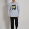 Tom Tailor Set - Pyjama - Grau Hell Melange