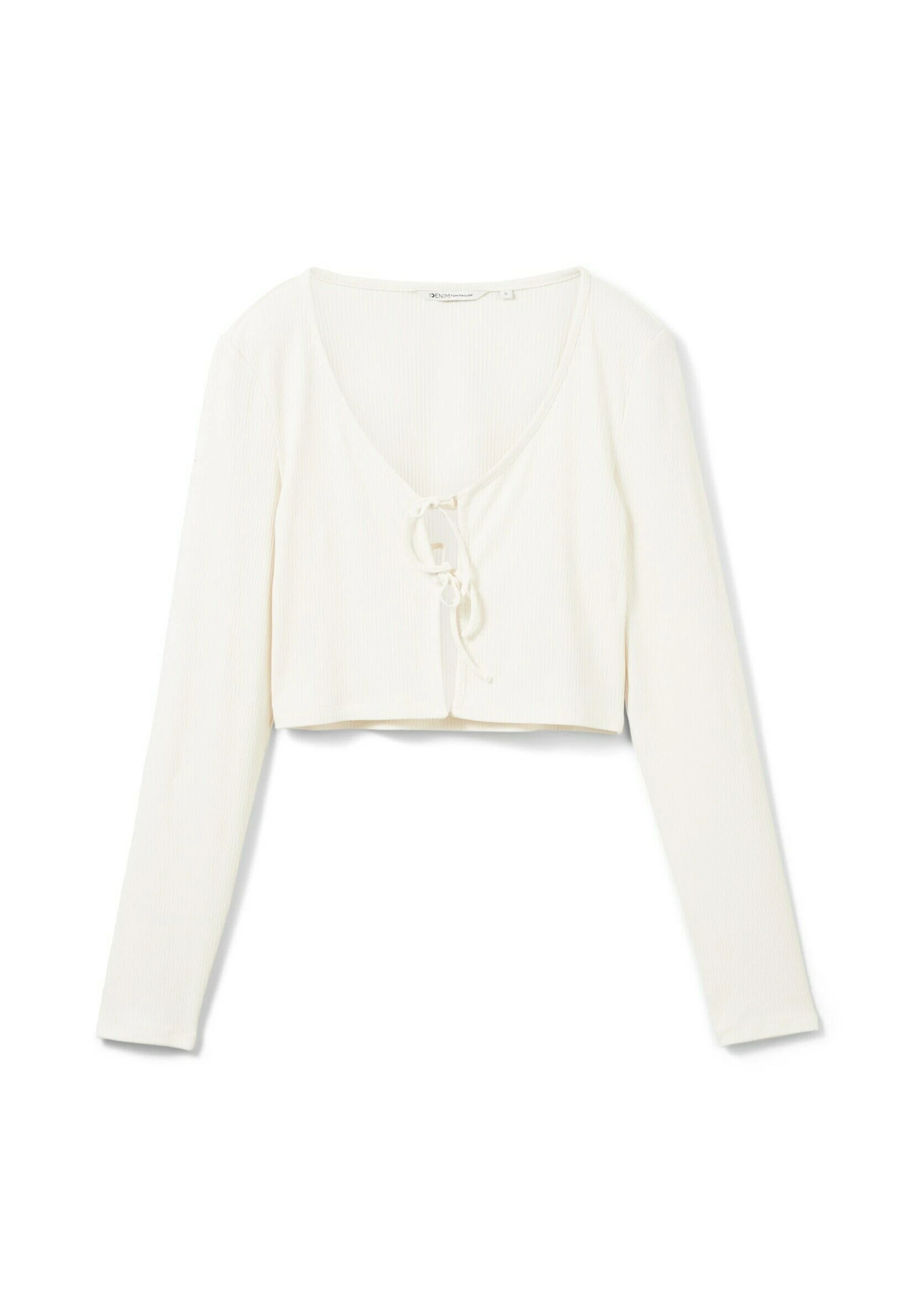 TOM TAILOR Denim Bolero - Vest - Gardenia White 5 TOM TAILOR Denim Bolero - Vest - Gardenia White - Afbeelding 5