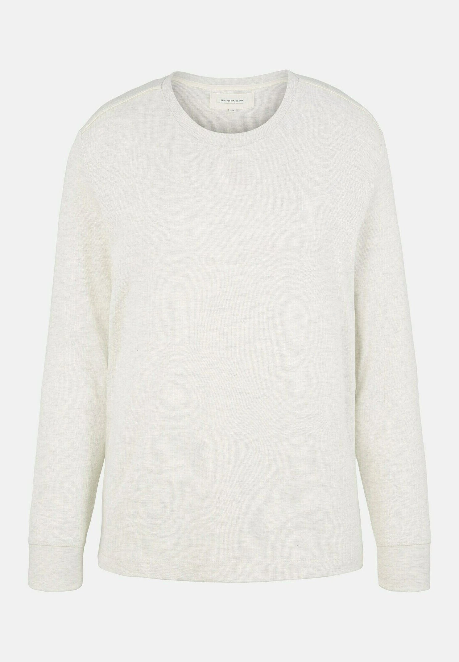Tom Tailor Mit Struktur - Longsleeve - Vintage Beige Melange 20 Tom Tailor Mit Struktur - Longsleeve - Vintage Beige Melange - Afbeelding 20