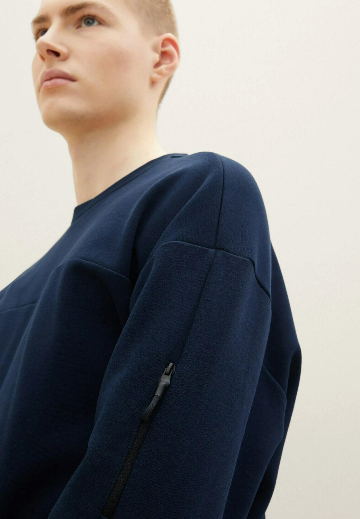 TOM TAILOR Denim Mit Print - Sweater - Sky Captain Blue 4 TOM TAILOR Denim Mit Print - Sweater - Sky Captain Blue - Afbeelding 4