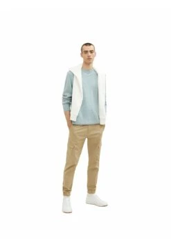 Tom Tailor Mit Struktur - Trui - Ice Blue Injected Melange