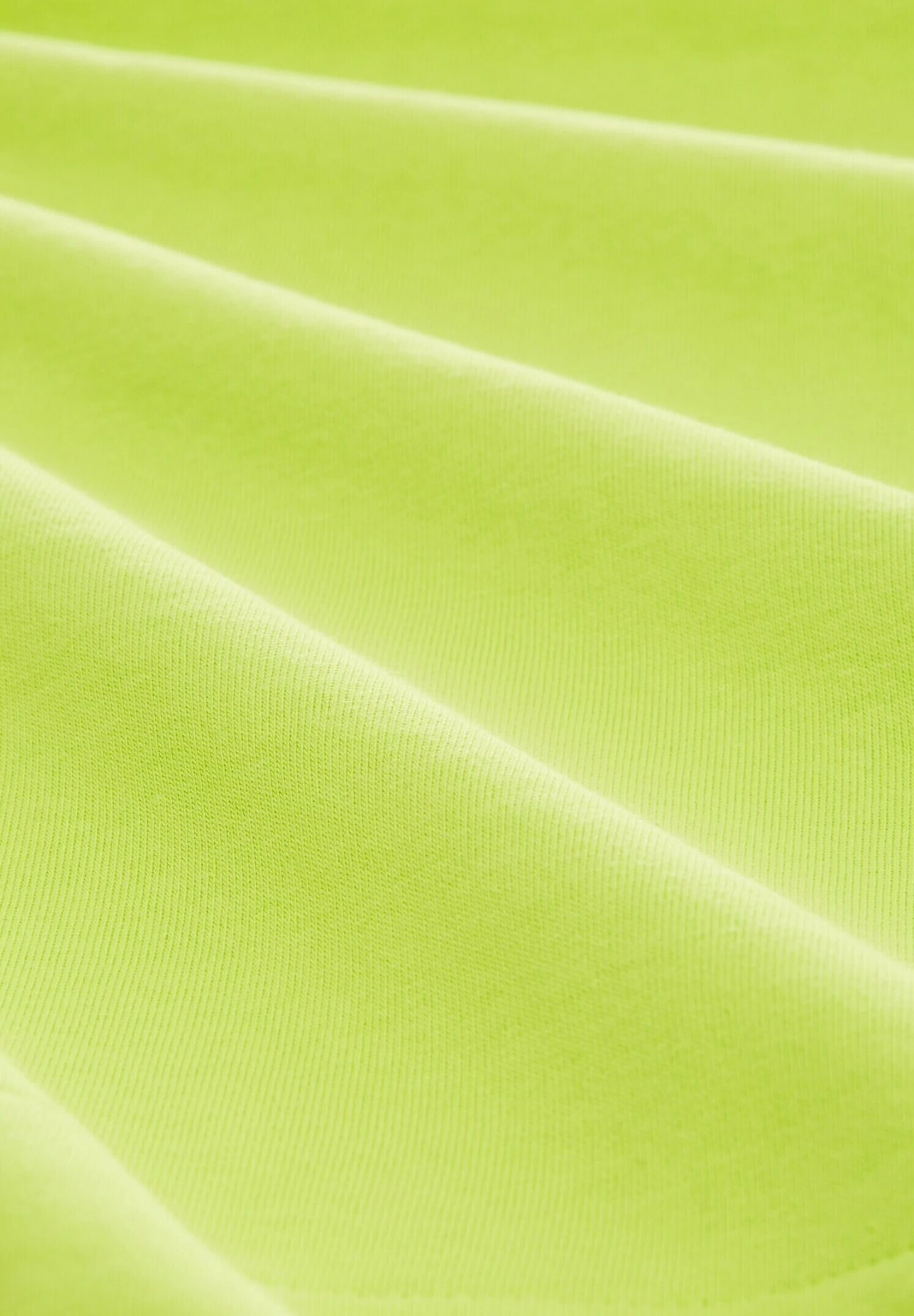 TOM TAILOR Denim Cropped - Sweater Met Rits - Neon Lime 6 TOM TAILOR Denim Cropped - Sweater Met Rits - Neon Lime - Afbeelding 6