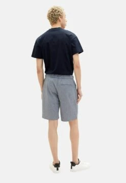 TOM TAILOR Denim Shorts - Navy White Bean Dobby -Tom Tailor 16a27b46c8134ff988ab666bc9e938ff