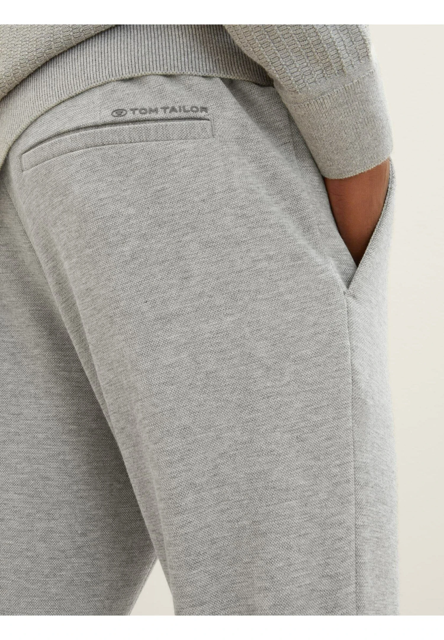 Tom Tailor Travis - Chino - Grey Heather Melange 4 Tom Tailor Travis - Chino - Grey Heather Melange - Afbeelding 4