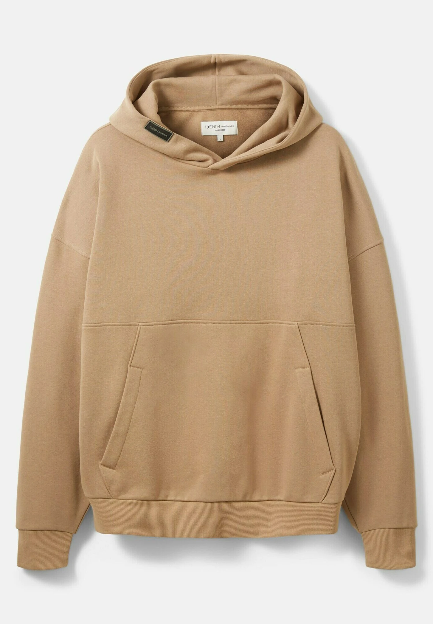 TOM TAILOR Denim Oversized Cutline - Sweater - Splashed Clay Beige 8 TOM TAILOR Denim Oversized Cutline - Sweater - Splashed Clay Beige - Afbeelding 8