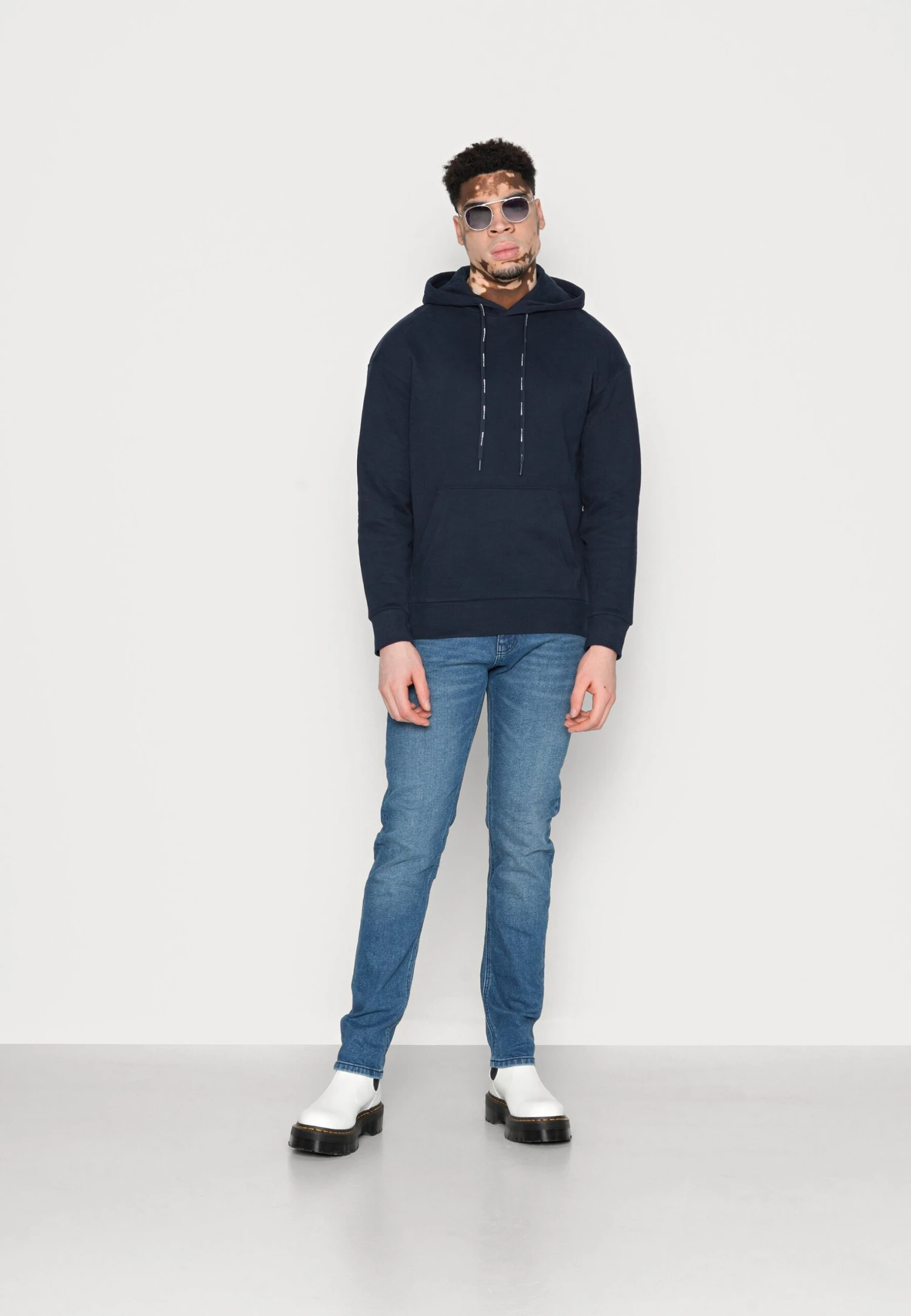 TOM TAILOR Denim Hoody - Sweater - Sky Captain Blue 2 TOM TAILOR Denim Hoody - Sweater - Sky Captain Blue - Afbeelding 2