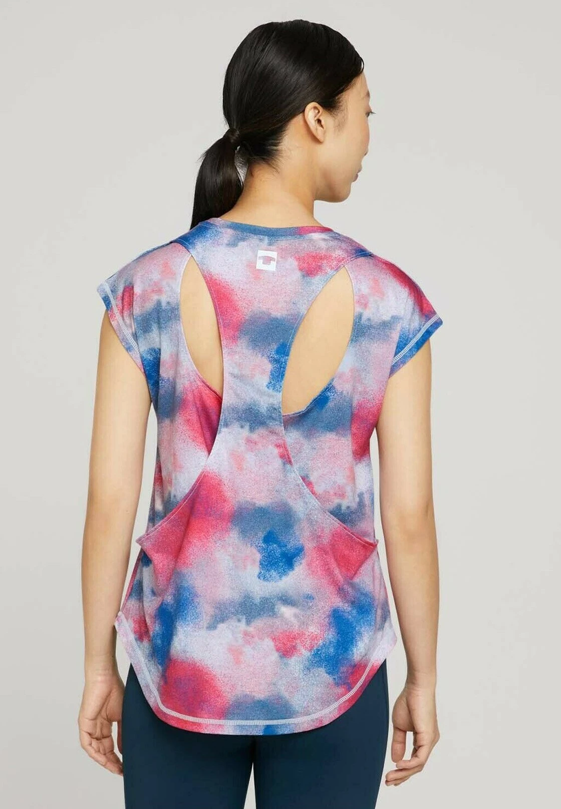 Tom Tailor T-Shirt Print - Offwhite-Neonpink 3 Tom Tailor T-Shirt Print - Offwhite-Neonpink - Afbeelding 3