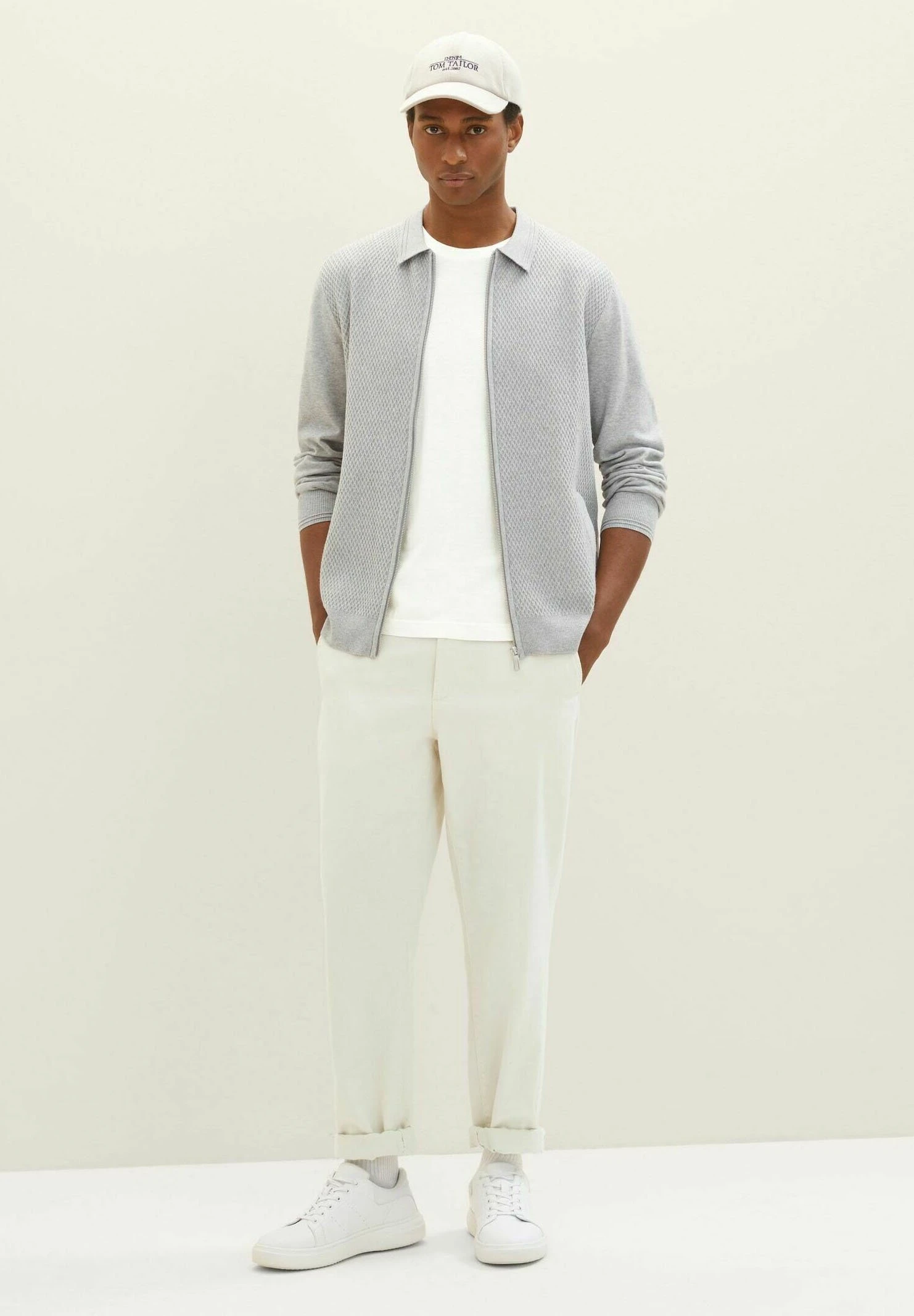 Tom Tailor Vest - Grey Heather Melange 2 Tom Tailor Vest - Grey Heather Melange - Afbeelding 2