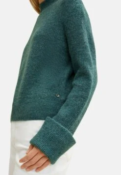 TOM TAILOR Denim Cosy Mock Neck - Trui - Green Dust Melange 20 TOM TAILOR Denim Cosy Mock Neck - Trui - Green Dust Melange -Tom Tailor 17aeb2adfeb340f1908bdcf92bc4503c