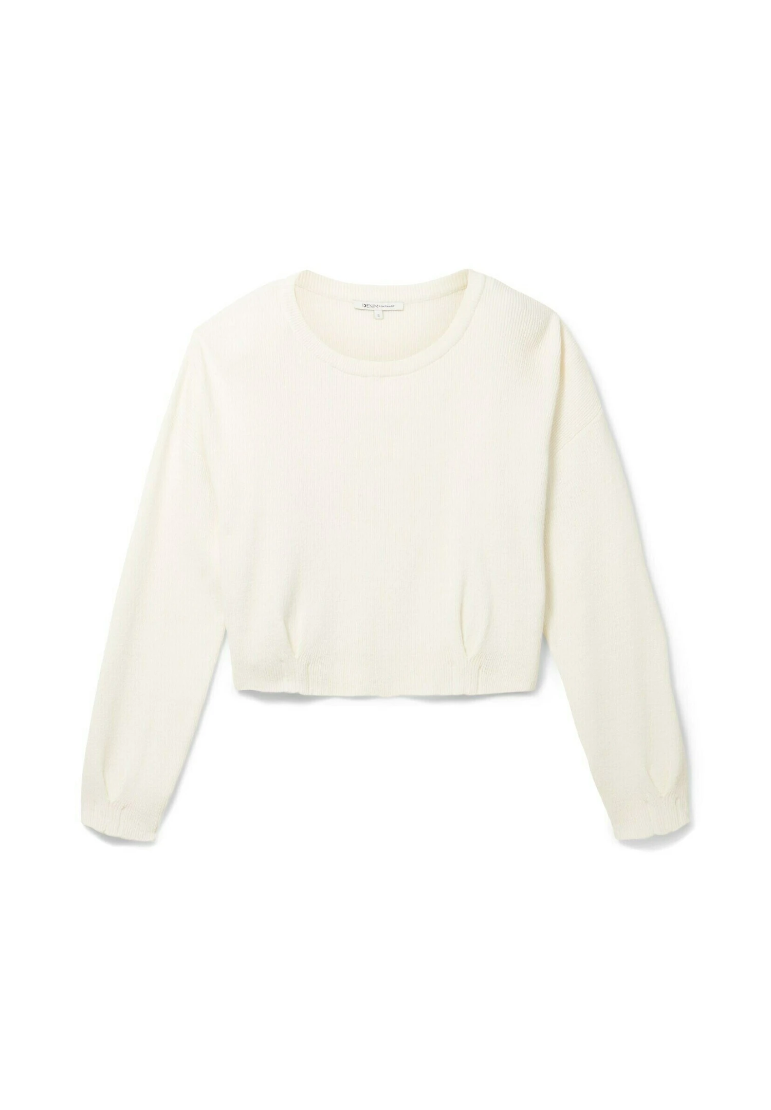 TOM TAILOR Denim Basic - Trui - Gardenia White 17 TOM TAILOR Denim Basic - Trui - Gardenia White - Afbeelding 17