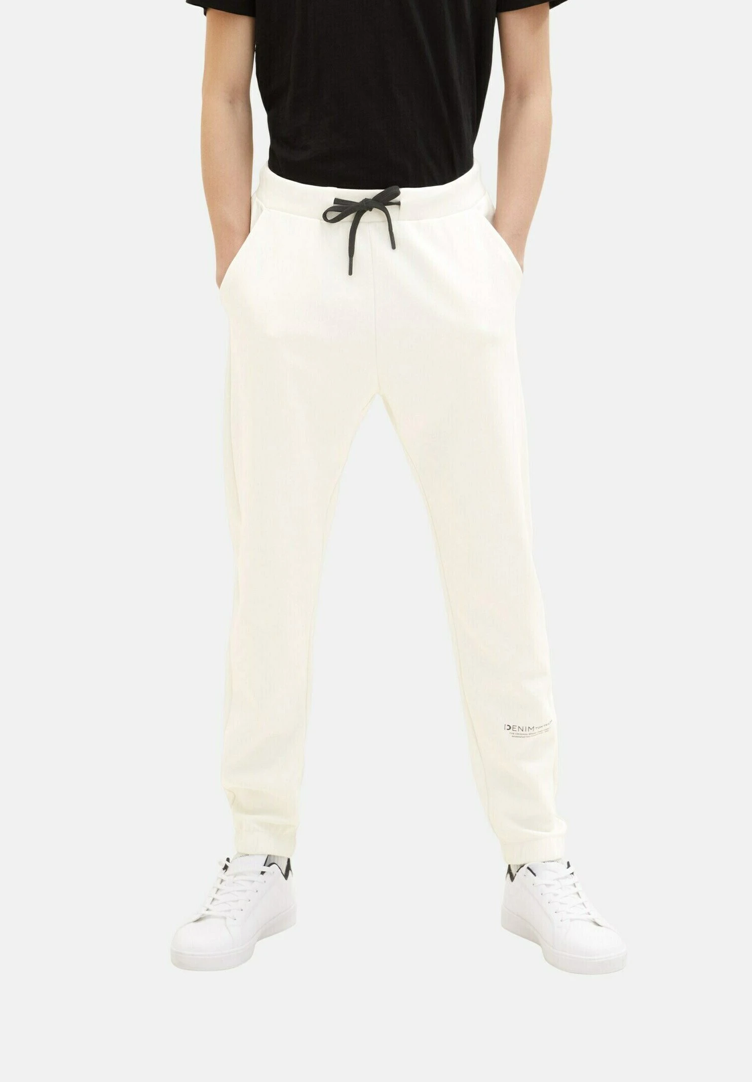 TOM TAILOR Denim Trainingsbroek - Wool White 1 TOM TAILOR Denim Trainingsbroek - Wool White