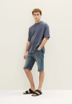 Tom Tailor Josh- Jeansshort - Dark Stone Blue Grey Denim 16 Tom Tailor Josh- Jeansshort - Dark Stone Blue Grey Denim -Tom Tailor 19939bf1bcfa4e999921dba0ff302813