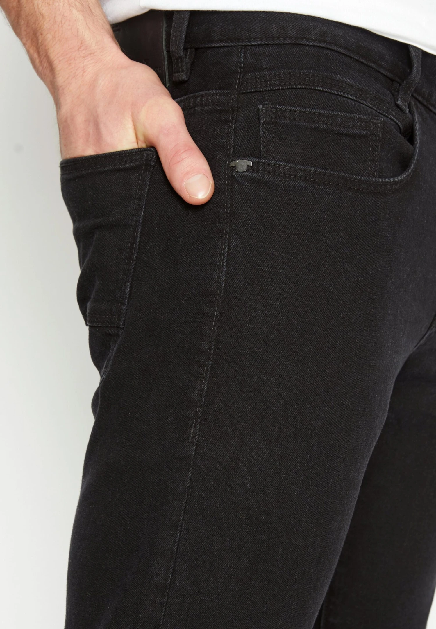 Tom Tailor Troy - Slim Fit Jeans - Black Denim 4 Tom Tailor Troy - Slim Fit Jeans - Black Denim - Afbeelding 4