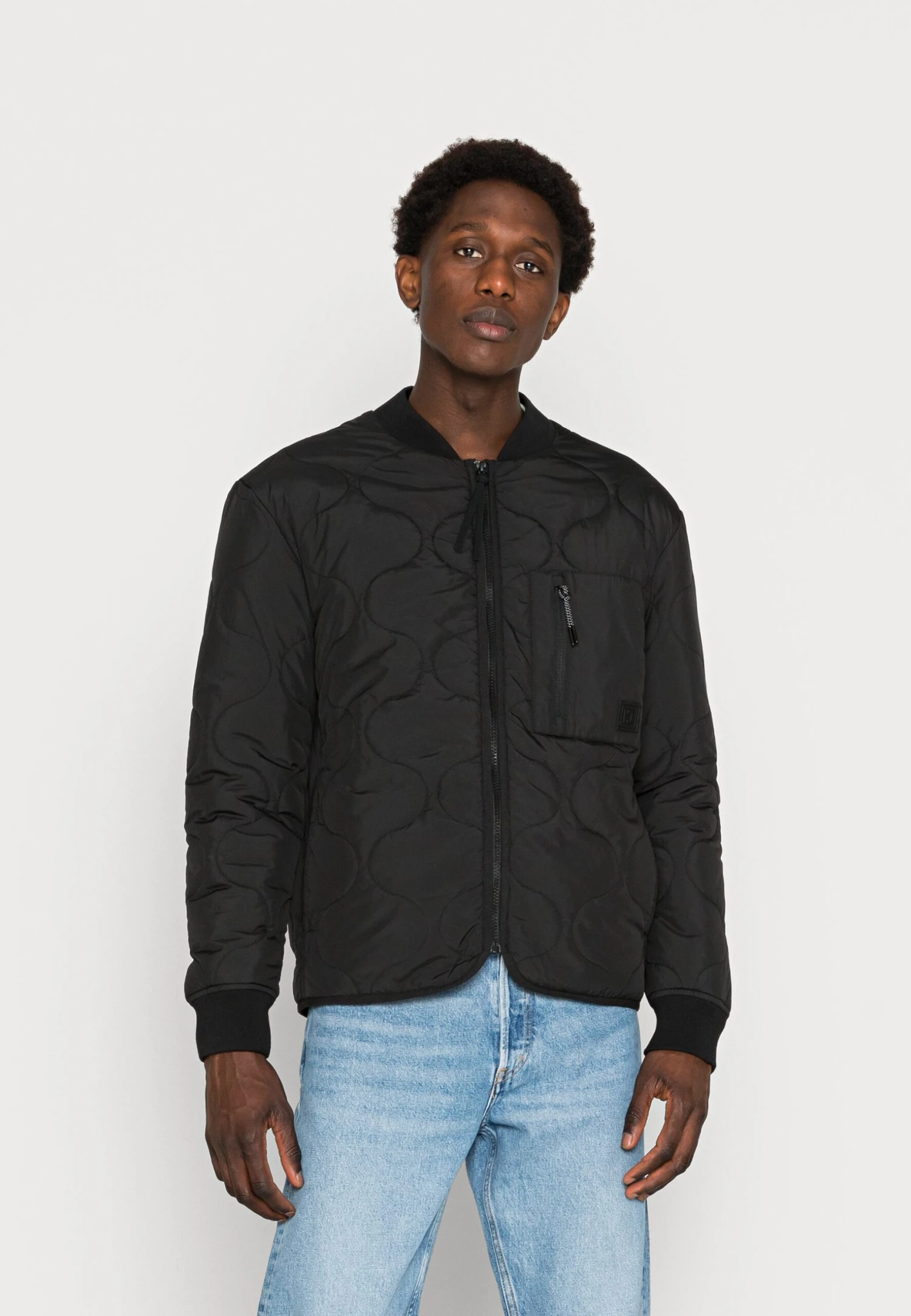 TOM TAILOR Denim Quilted Liner Jacket - Bomberjacks - Black 1 TOM TAILOR Denim Quilted Liner Jacket - Bomberjacks - Black