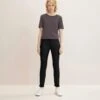 TOM TAILOR Denim Nela- Jeans Skinny Fit - Coated Black Denim