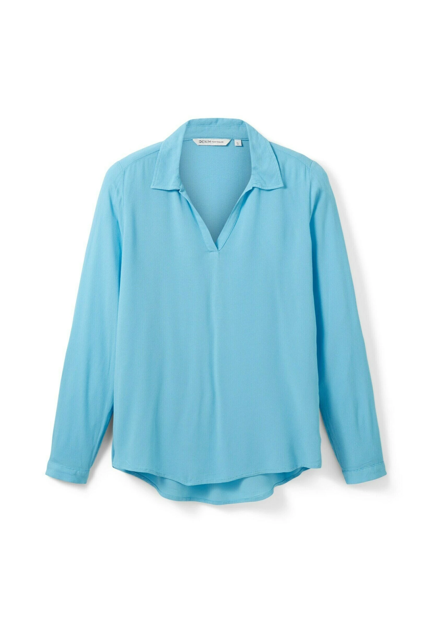 TOM TAILOR Denim Mit Kragen - Blouse - Blue Voltage 7 TOM TAILOR Denim Mit Kragen - Blouse - Blue Voltage - Afbeelding 7