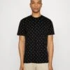 TOM TAILOR Denim T-Shirt Print - Black/Multicolor