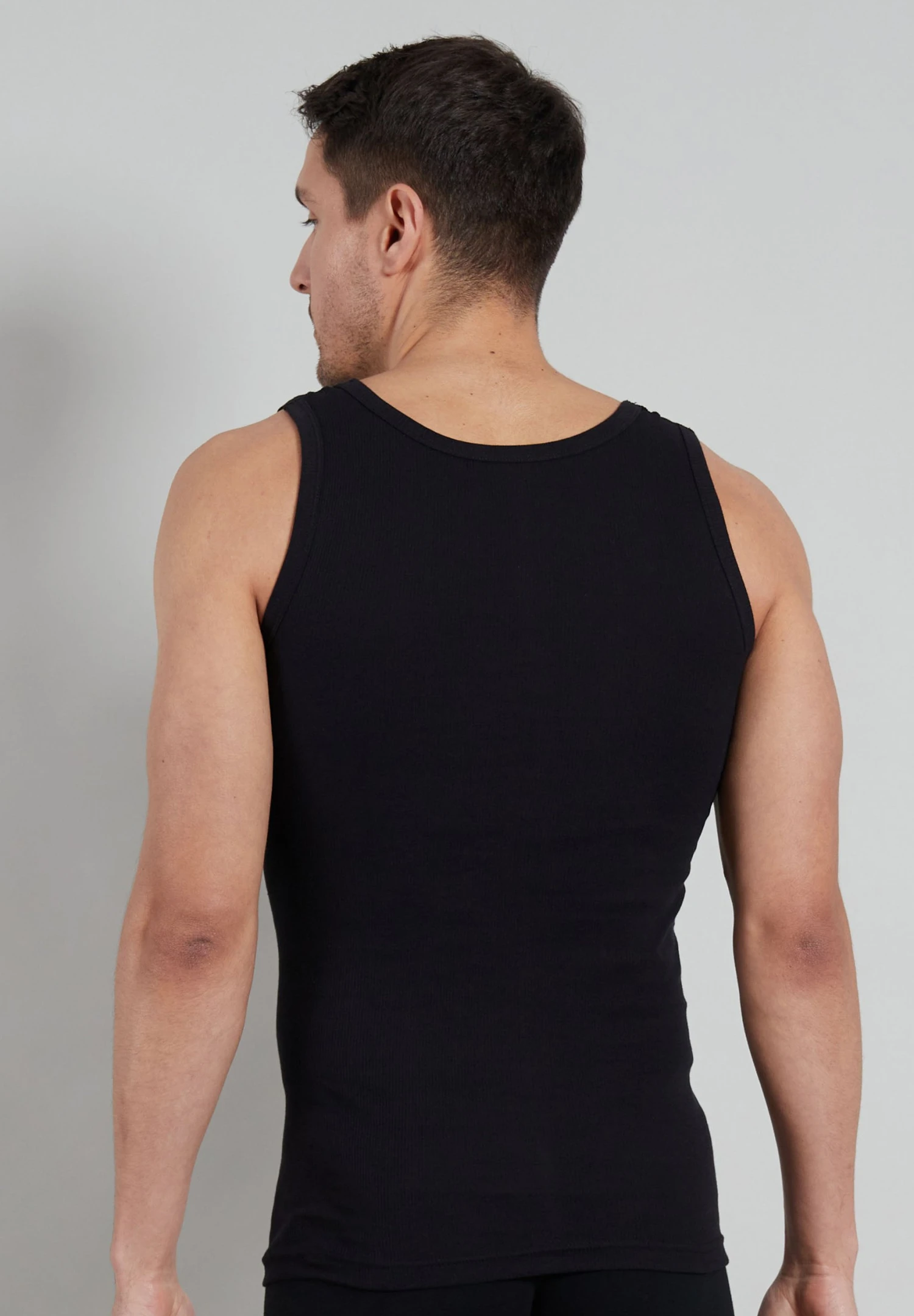 Tom Tailor 4Er Pack - Hemd - Schwarz Dunkel Uni 2 Tom Tailor 4Er Pack - Hemd - Schwarz Dunkel Uni - Afbeelding 2