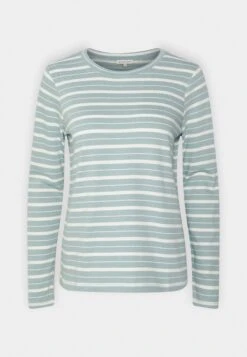 Tom Tailor Crew Neck Stripe Longsleeve - Longsleeve - Tourmaline/Off-White -Tom Tailor 1b84bc0d5f1b44678e64246a7fc1f261