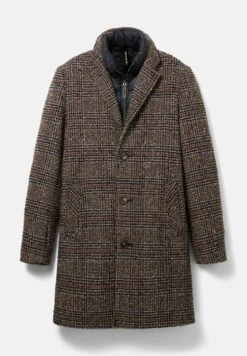 Tom Tailor Mantel - Blue Brown Boucle Wool Check 15 Tom Tailor Mantel - Blue Brown Boucle Wool Check -Tom Tailor 1ba8e0705dae40d3a1584859a5b84848