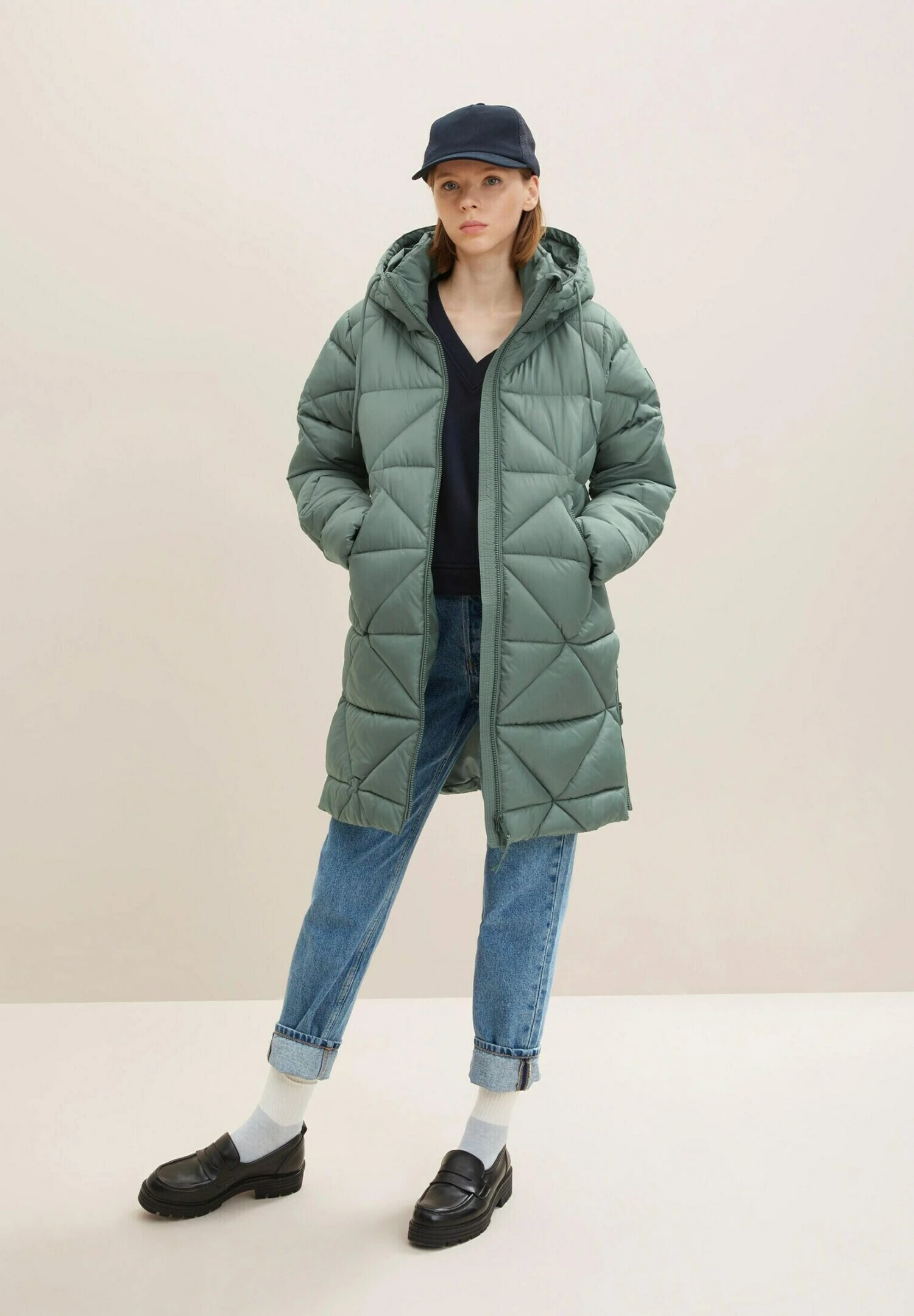 TOM TAILOR Denim Winterjas - Green Dust 2 TOM TAILOR Denim Winterjas - Green Dust - Afbeelding 2