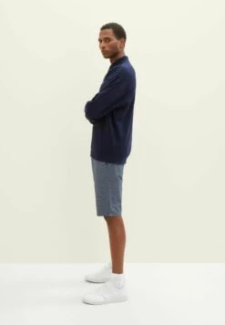 Tom Tailor Bermuda - Shorts - Navy White Yarn Dye Check 16 Tom Tailor Bermuda - Shorts - Navy White Yarn Dye Check -Tom Tailor 1c61079a8dc14d40835315d7957ef83d