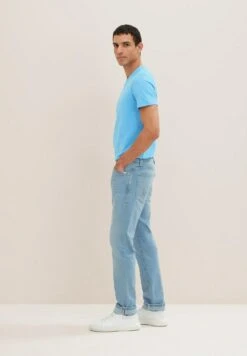 Tom Tailor Marvin - Straight Leg Jeans - Light Stone Wash Denim -Tom Tailor 1cc591e6d1f14c4b9df86910e6e1f2ba