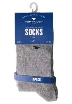 Tom Tailor 3 Pack - Sokken - Light Grey Melange -Tom Tailor 1d3cffbe1ba446ad88d643312f6171be