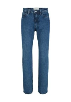 TOM TAILOR Denim Straight Leg Jeans - Clean Mid Stone Blue Denim -Tom Tailor 1d95345032a84e6984d844f1a2846bad