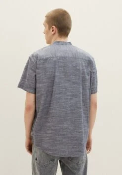 TOM TAILOR Denim Kurzarm - Overhemd - Navy Chambray -Tom Tailor 1d99286554704bf7aa937d3b8067fb53