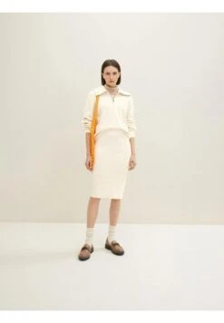 Tom Tailor Mit Rippstruktur - Kokerrok - Soft Buttercream 16 Tom Tailor Mit Rippstruktur - Kokerrok - Soft Buttercream -Tom Tailor 1dc8505cf4a441efbe673260a6b84413