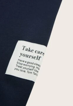 Tom Tailor Mit Textprint - Hoodie - Sky Captain Blue -Tom Tailor 1e0cb6b6a27d4a1d8abb74807f763df5