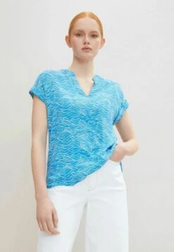 Tom Tailor À Motif - Blouse - Blue