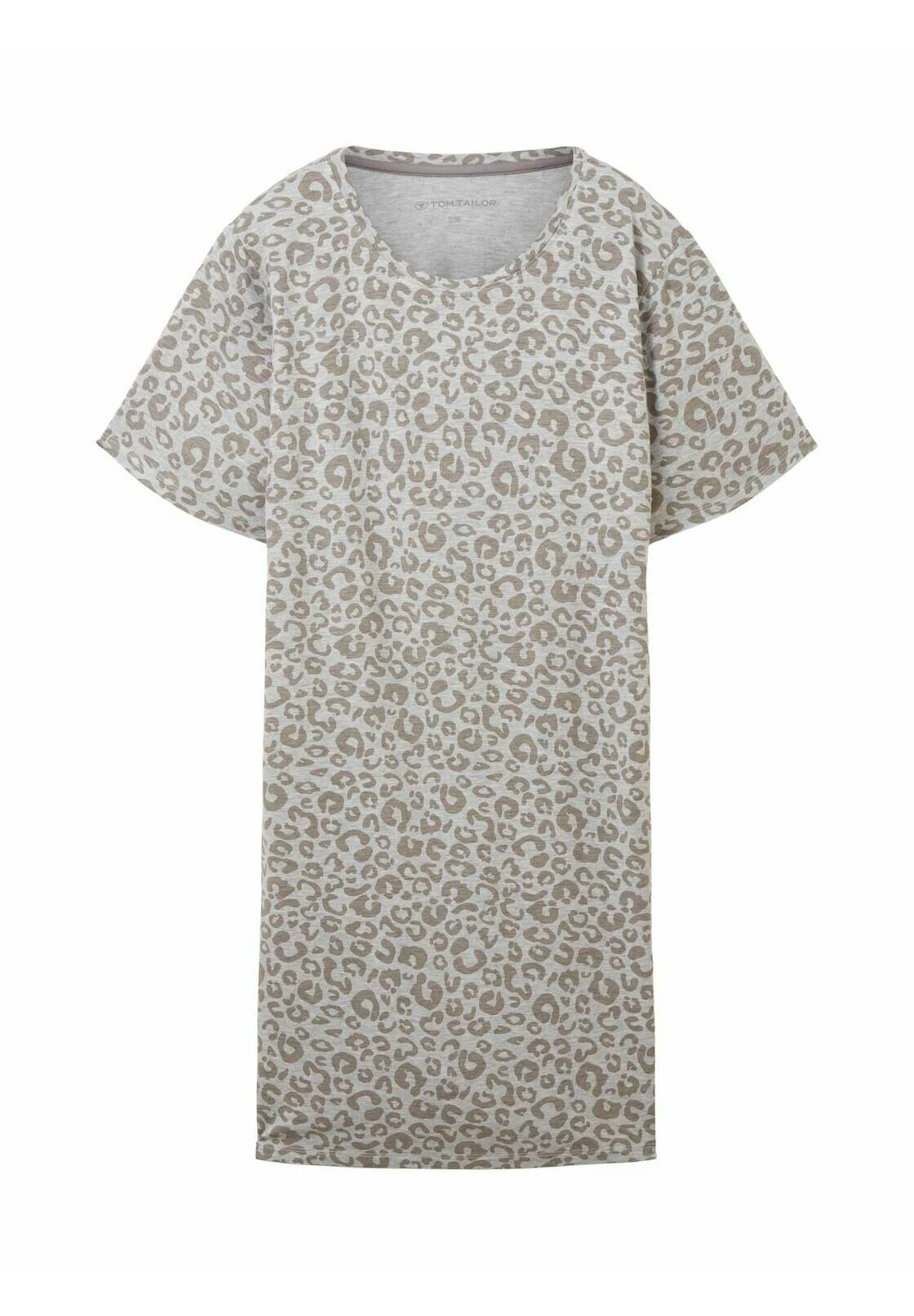 Tom Tailor Wear Mit Leo-Print - Nachtjapon - Grey Medium Allover 5 Tom Tailor Wear Mit Leo-Print - Nachtjapon - Grey Medium Allover - Afbeelding 5