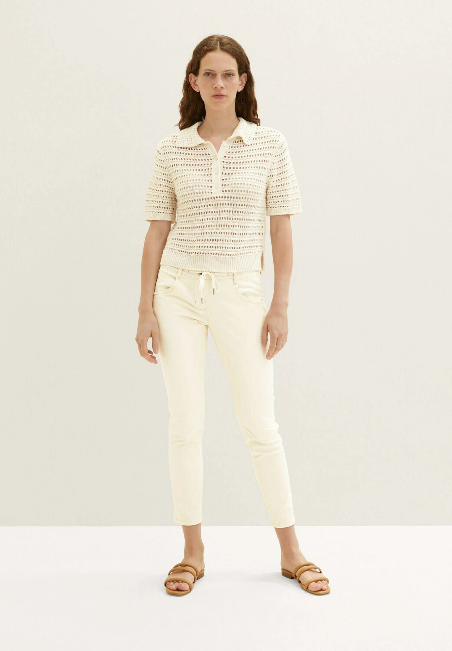 Tom Tailor Slim Fit Jeans - Ivory Ecru 2 Tom Tailor Slim Fit Jeans - Ivory Ecru - Afbeelding 2