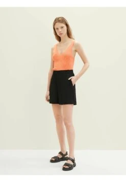 TOM TAILOR Denim Mit Struktur - Shorts - Deep Black -Tom Tailor 1fb3e5393db94683a1fd4a3eccfe7c25