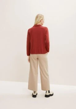 Tom Tailor Mit Kordelzug - Sweater - Dark Maroon Red -Tom Tailor 1fdb5d3b848b487e98585463c90546ed