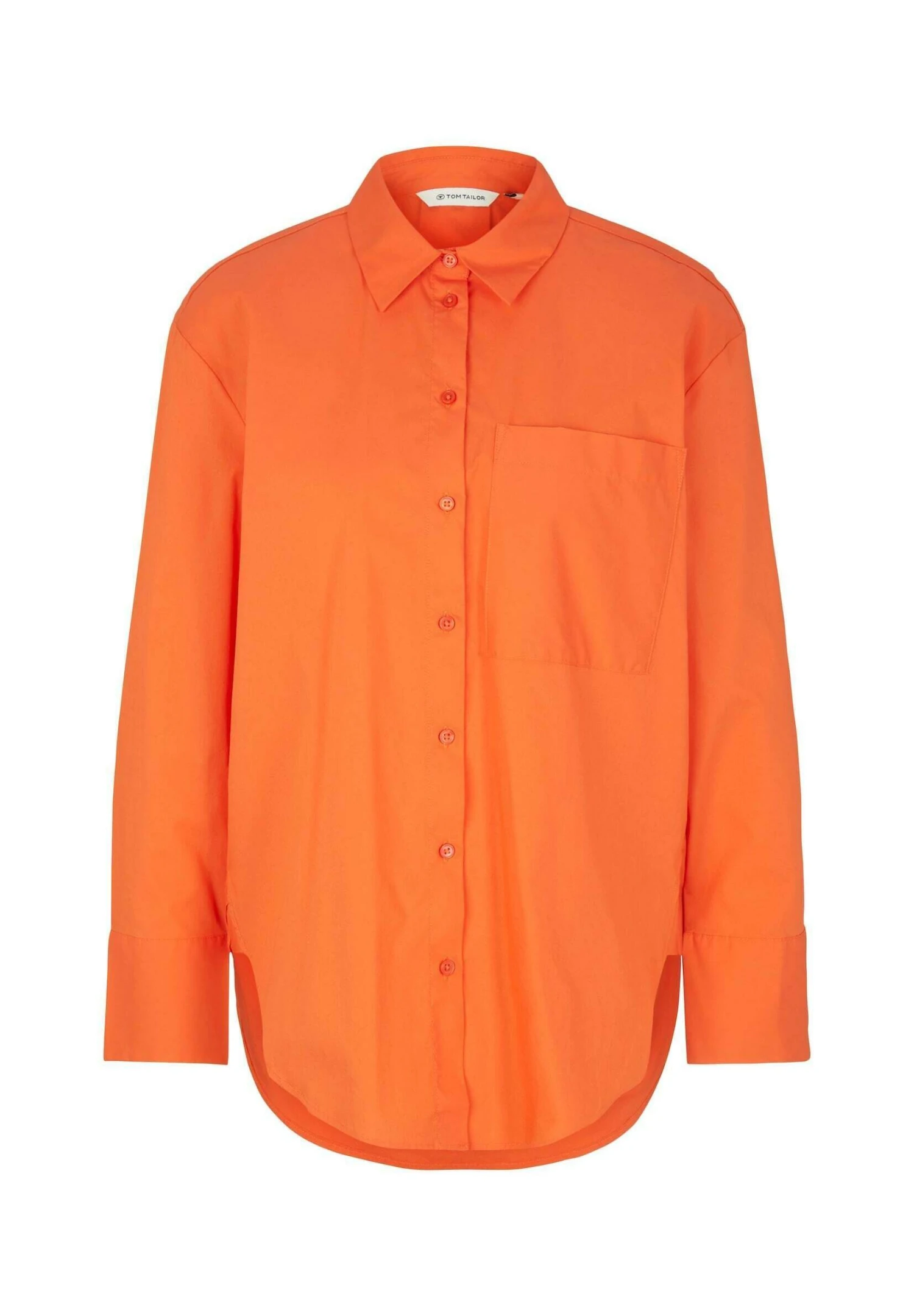 Tom Tailor Mit Aufgesetzter Brusttasche - Overhemdblouse - Fever Red 6 Tom Tailor Mit Aufgesetzter Brusttasche - Overhemdblouse - Fever Red - Afbeelding 6