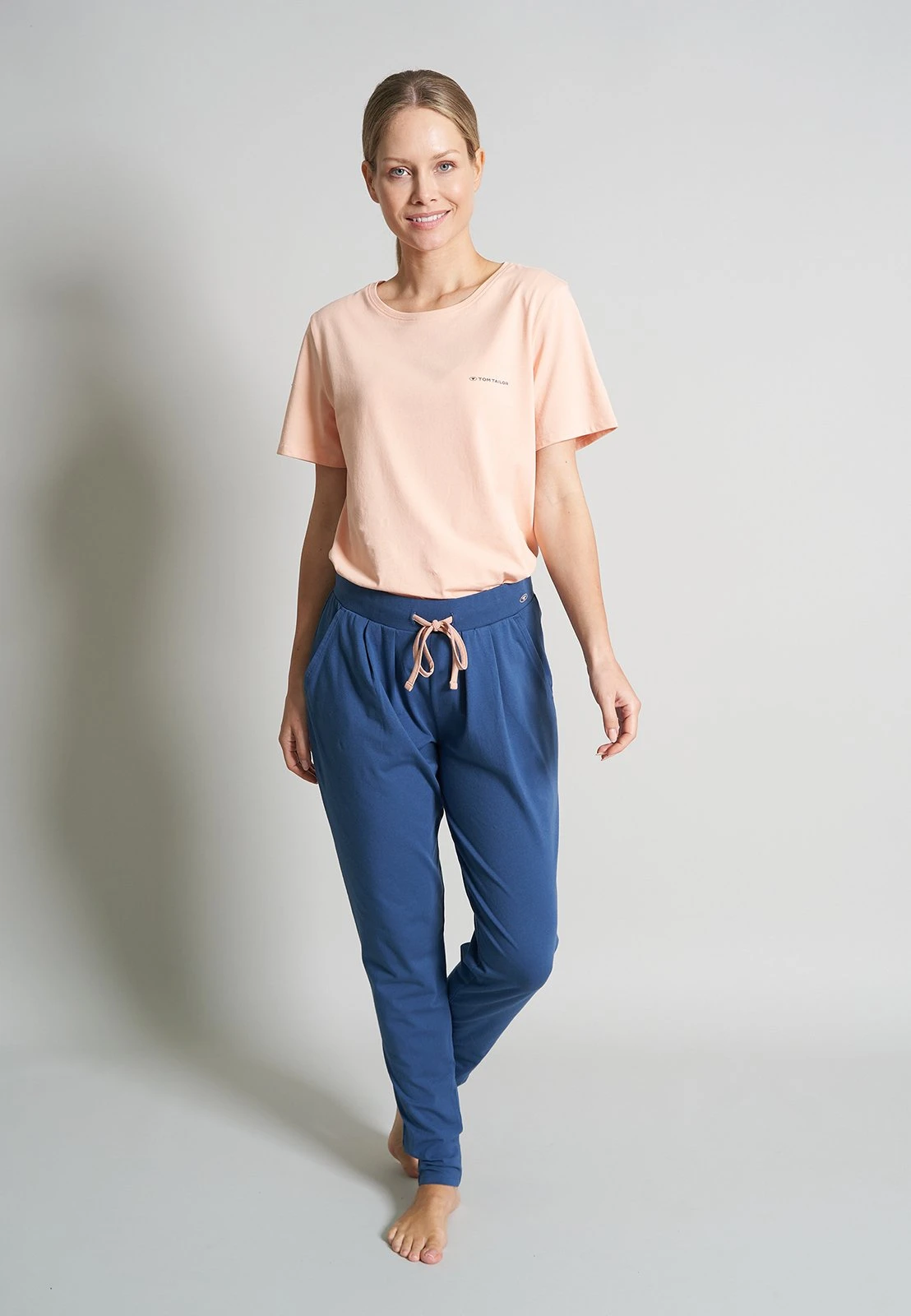 Tom Tailor Pyjamabroek - Blau-Dunkel-Uni 2 Tom Tailor Pyjamabroek - Blau-Dunkel-Uni - Afbeelding 2