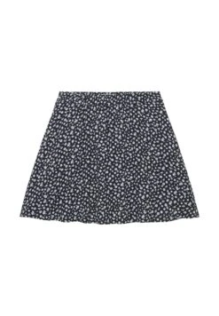 Tom Tailor A-Lijn Rok - Navy Offwhite Flower Allover
