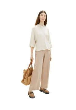 Tom Tailor 3/4 Arm Mit Kapuze - Trui - Dusty Beige Melange