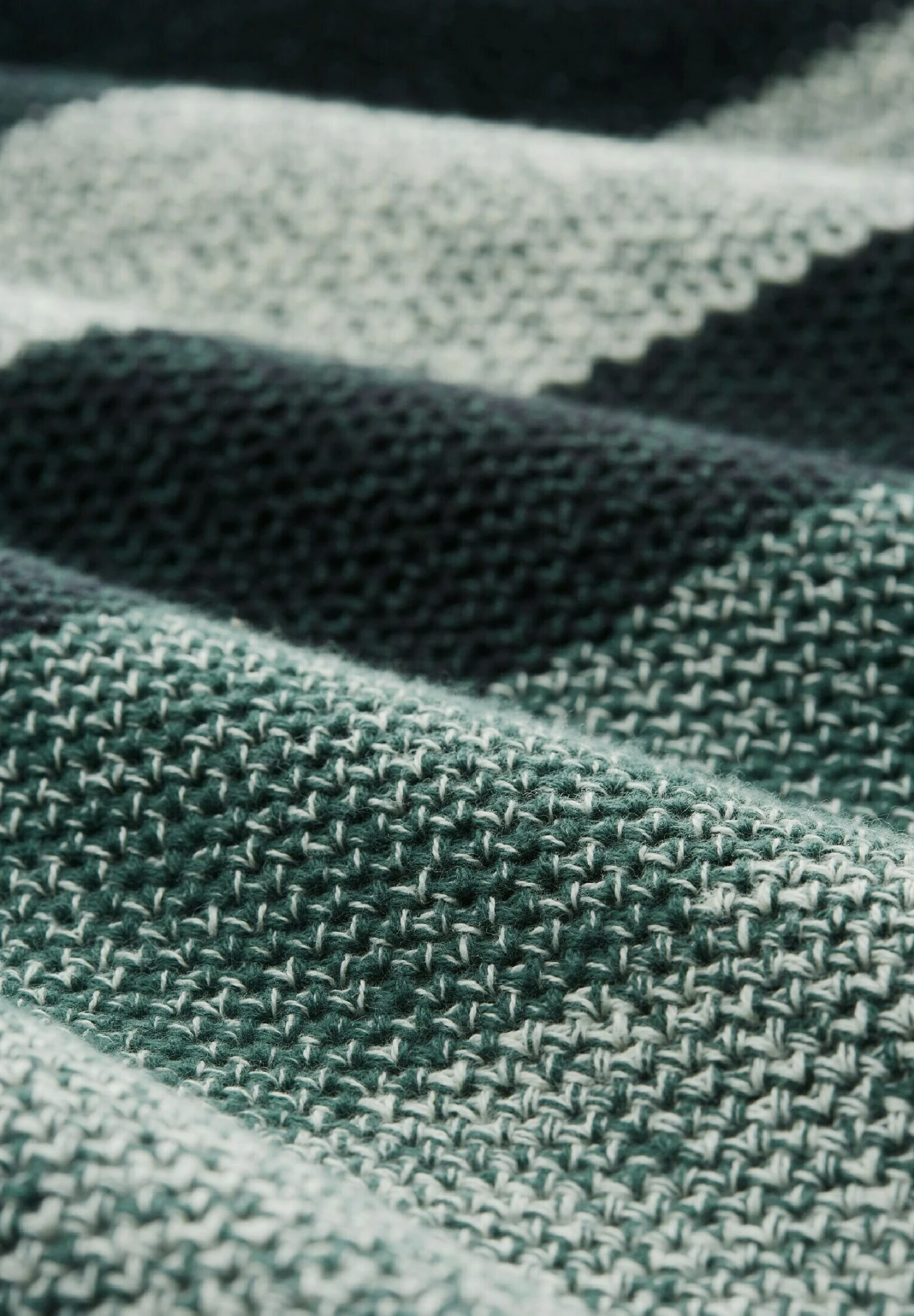 TOM TAILOR Denim Melange Optik - Trui - Green Off White Color Flow 6 TOM TAILOR Denim Melange Optik - Trui - Green Off White Color Flow - Afbeelding 6