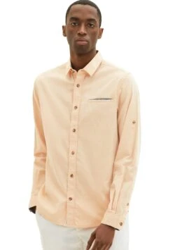 Tom Tailor Mit Struktur - Overhemd - Orange White Squared Structure 21 Tom Tailor Mit Struktur - Overhemd - Orange White Squared Structure -Tom Tailor 228e34bdc0654682bafb231117af7707