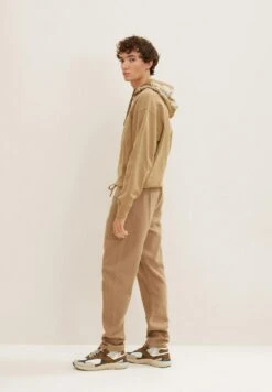 TOM TAILOR Denim Mit Aufgesetzten Tasc - Trainingsbroek - Splashed Clay Beige -Tom Tailor 22b2c45b37254dac8a2db0436405961b