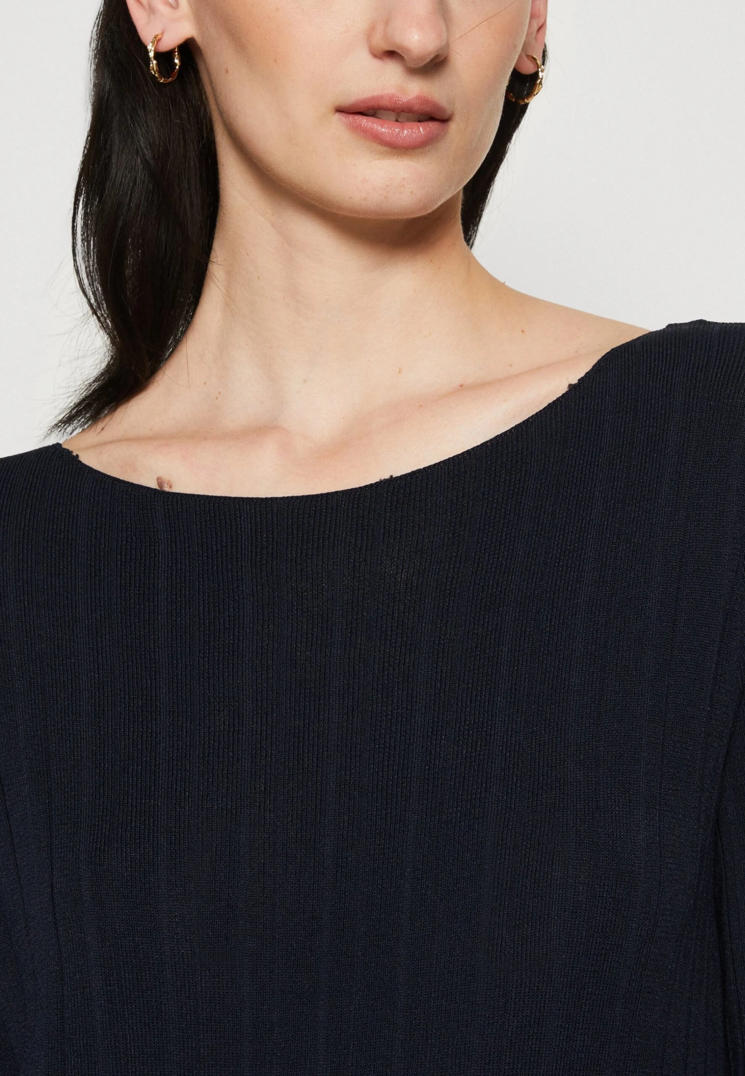 Tom Tailor Dress Plissee - Gebreide Jurk - Sky Captain Blue 6 Tom Tailor Dress Plissee - Gebreide Jurk - Sky Captain Blue - Afbeelding 6