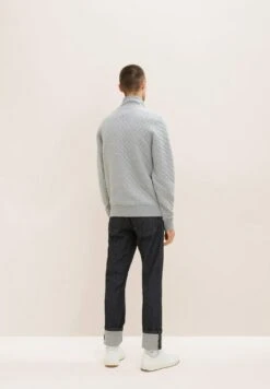 Tom Tailor Mit Steppmuster  - Sweater - Grey Heather Melange -Tom Tailor 2340d579114a4e91aacbb30c077d4465