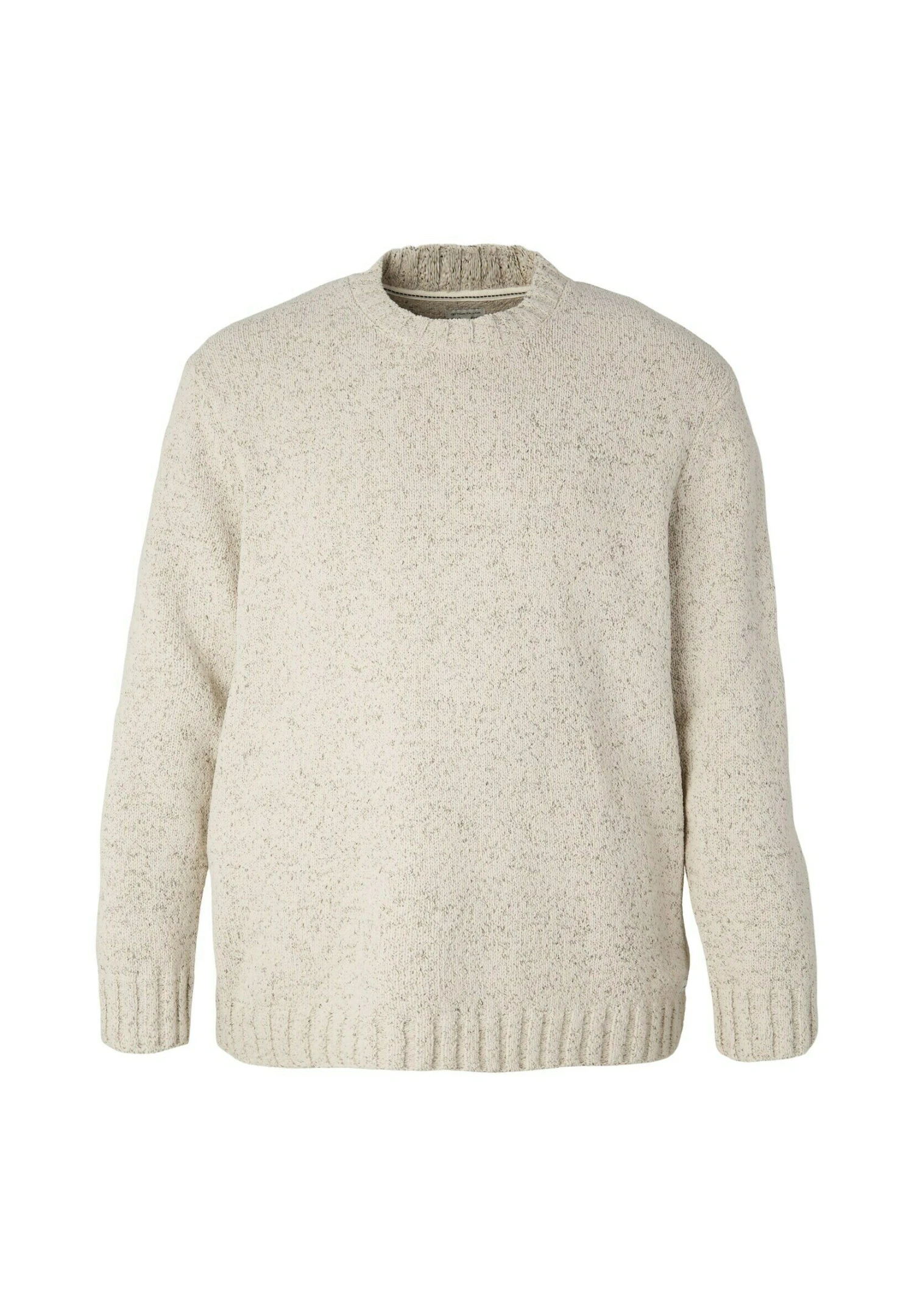 Tom Tailor Trui - Off White Fancy Structure 6 Tom Tailor Trui - Off White Fancy Structure - Afbeelding 6